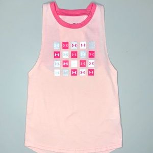 UNDER ARMOUR Heatgear Multi Metallic UA Graphic Logo Racerback Athletic Tank